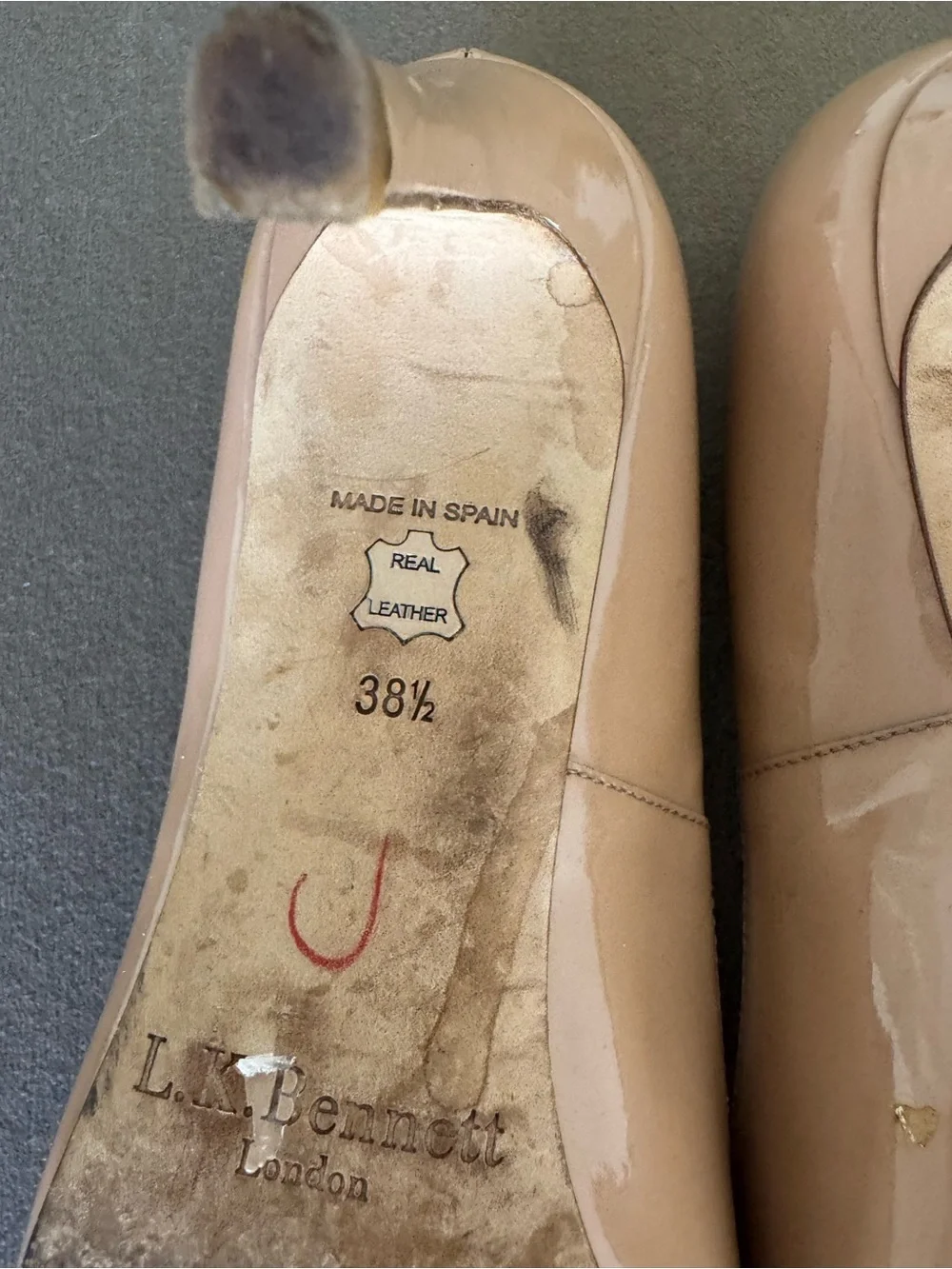 LK Bennett insole padded
